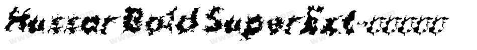 Hussar Bold SuperExt字体转换